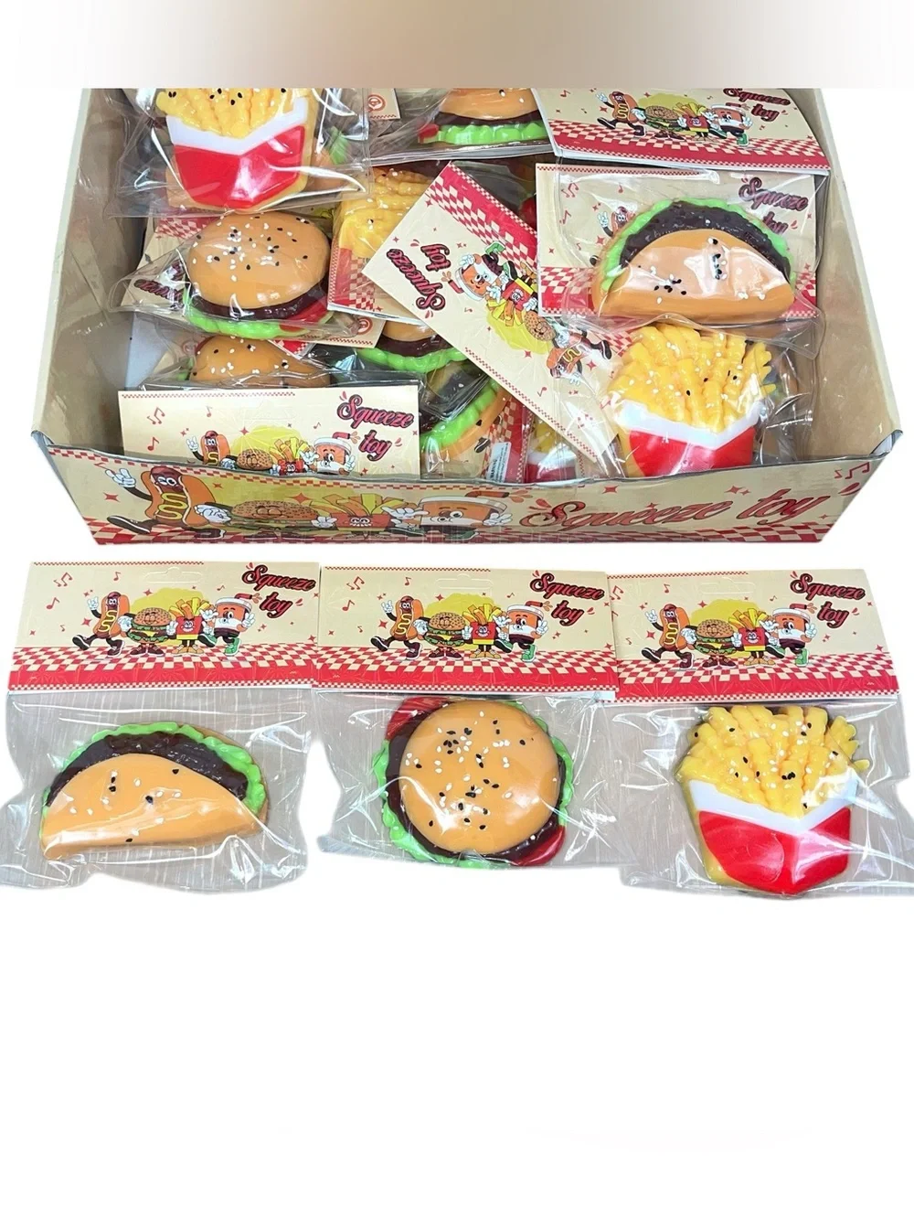 3/$5 Novelty Fast Food Squishiest